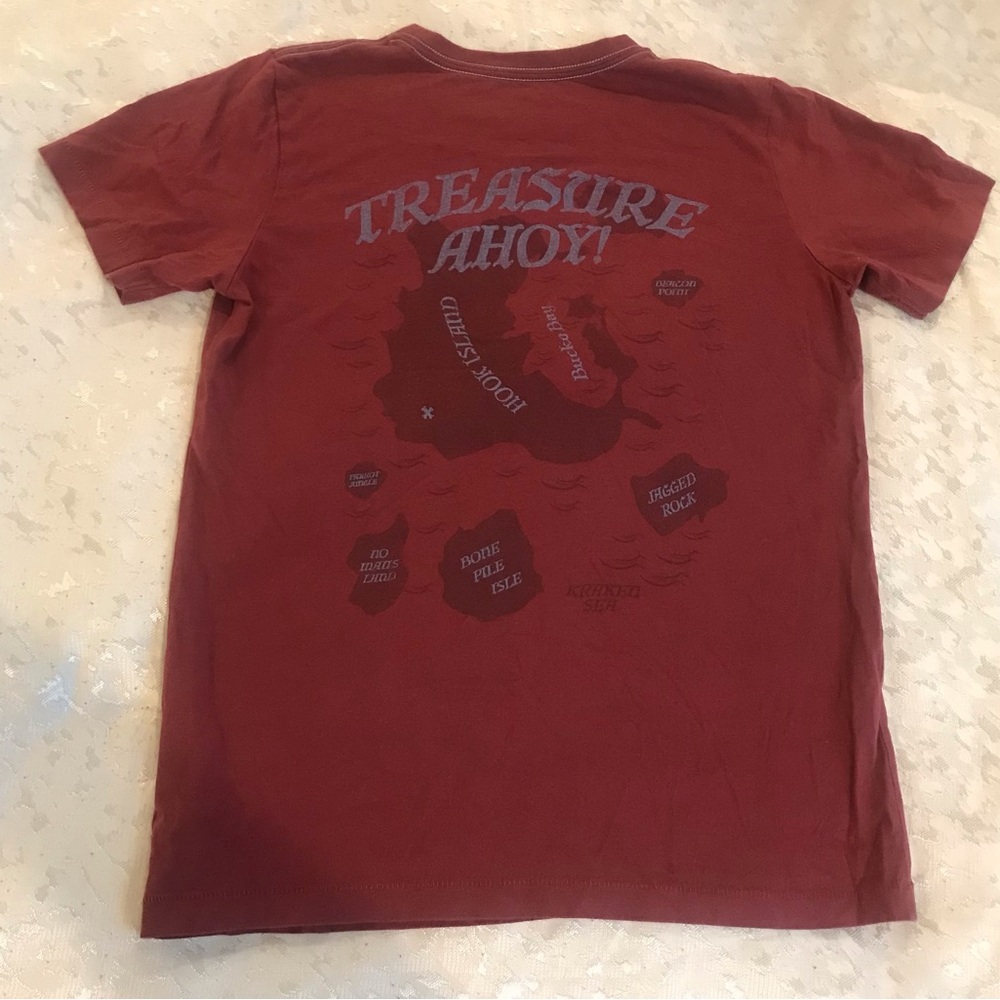 Peek Kids 'Pirates of the Seas' Graphic Tee - Burgundy - Picture 3 of 3